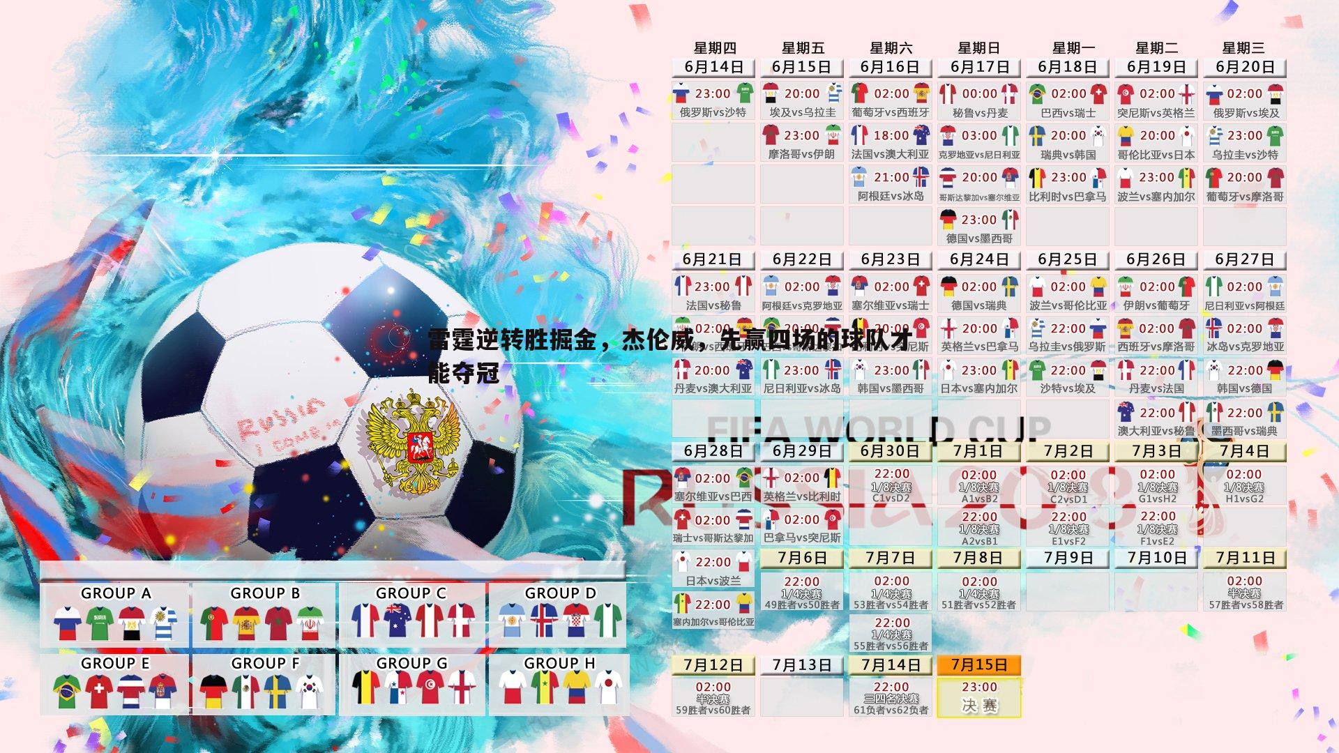 雷霆逆转胜掘金,杰伦威,先赢四场的球队才能夺冠